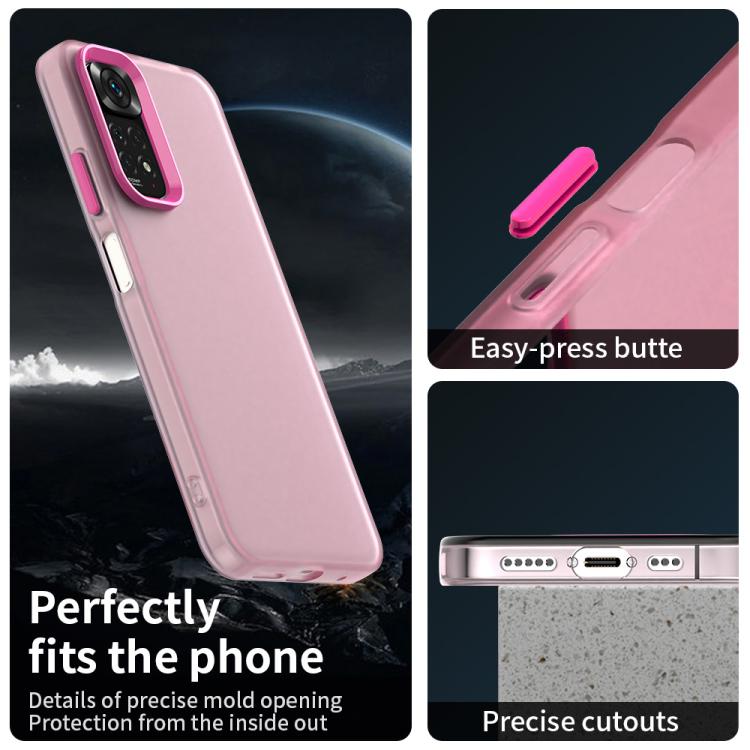 For Redmi Note 11 Global / Note 11S 4G Candy PC Hybrid TPU Shockproof Phone Case