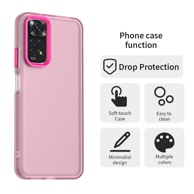 For Redmi Note 11 Global / Note 11S 4G Candy PC Hybrid TPU Shockproof Phone Case