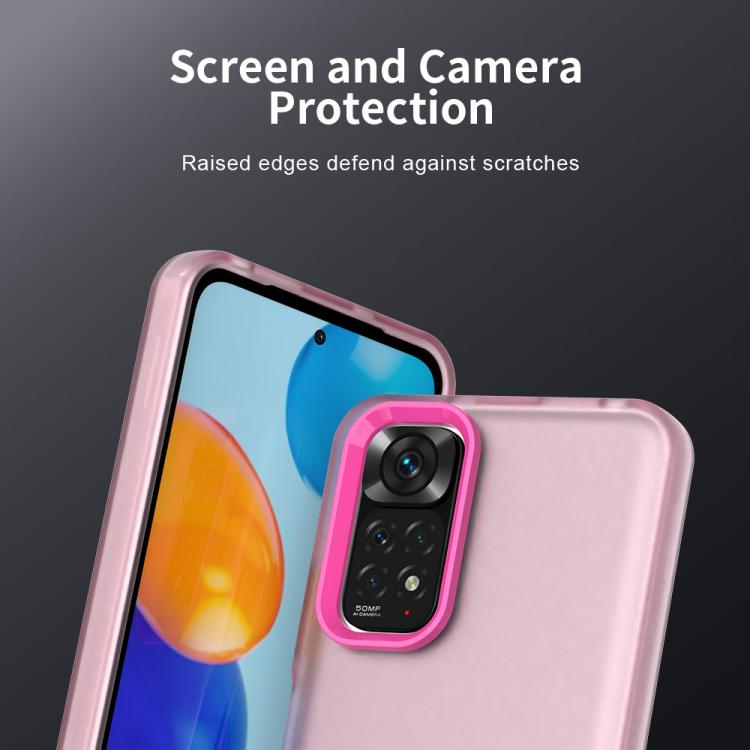 For Redmi Note 11 Global / Note 11S 4G Candy PC Hybrid TPU Shockproof Phone Case