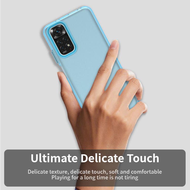 For Redmi Note 11 Global / Note 11S 4G Candy PC Hybrid TPU Shockproof Phone Case