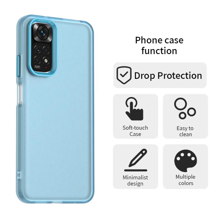 For Redmi Note 11 Global / Note 11S 4G Candy PC Hybrid TPU Shockproof Phone Case