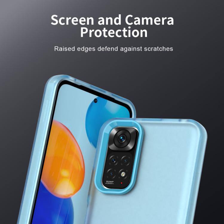 For Redmi Note 11 Global / Note 11S 4G Candy PC Hybrid TPU Shockproof Phone Case