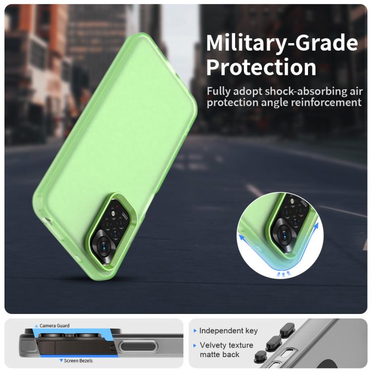 For Redmi Note 11 Global / Note 11S 4G Candy PC Hybrid TPU Shockproof Phone Case