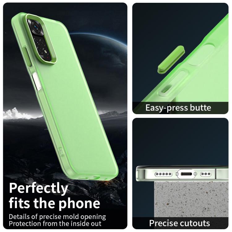 For Redmi Note 11 Global / Note 11S 4G Candy PC Hybrid TPU Shockproof Phone Case