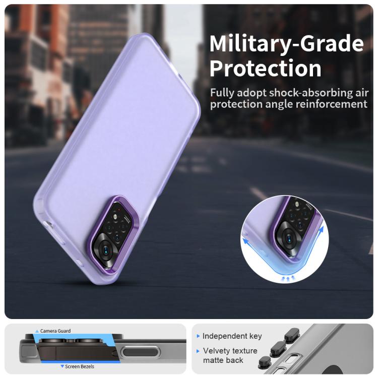 For Redmi Note 11 Global / Note 11S 4G Candy PC Hybrid TPU Shockproof Phone Case