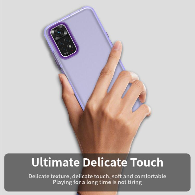 For Redmi Note 11 Global / Note 11S 4G Candy PC Hybrid TPU Shockproof Phone Case
