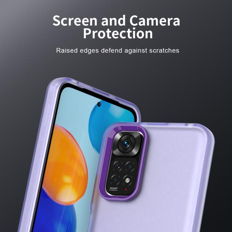 For Redmi Note 11 Global / Note 11S 4G Candy PC Hybrid TPU Shockproof Phone Case