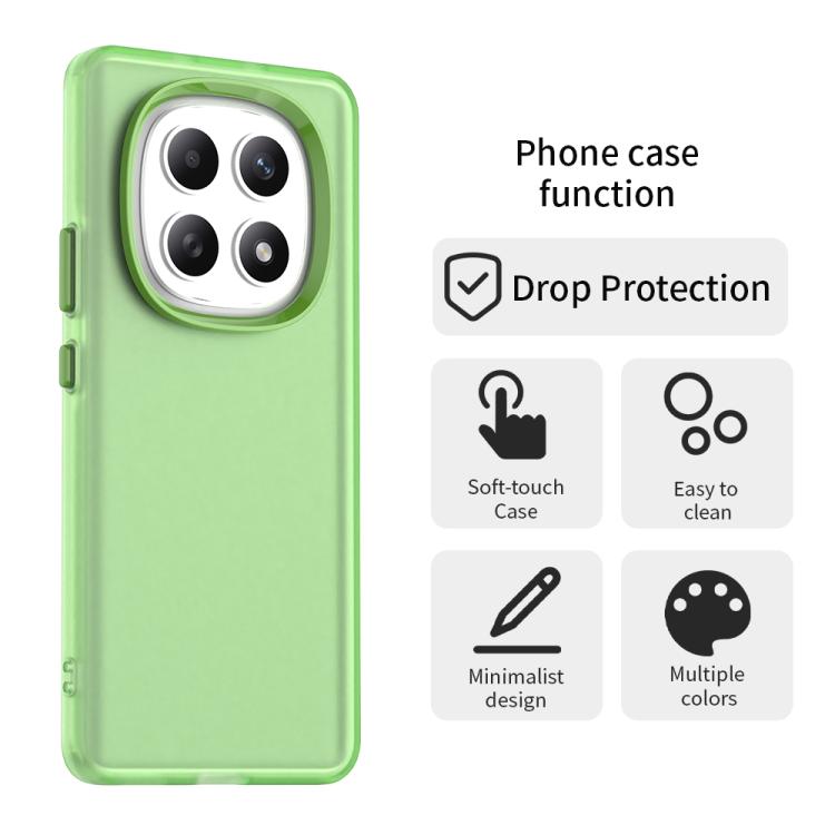 For Redmi Note 15 5G / 4G Global 164mm Candy PC Hybrid TPU Shockproof Phone Case