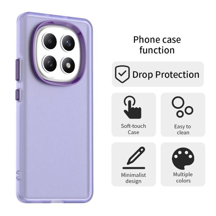 For Redmi Note 15 5G / 4G Global 164mm Candy PC Hybrid TPU Shockproof Phone Case