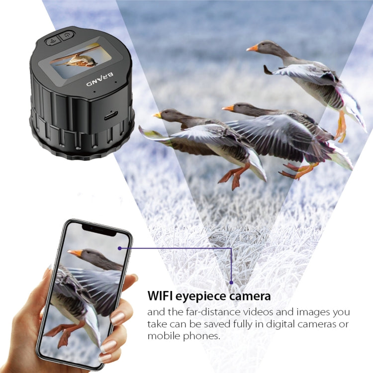 V13 1.5 inch TFT Screen WiFi HD Portable Eyepiece Camera - Black