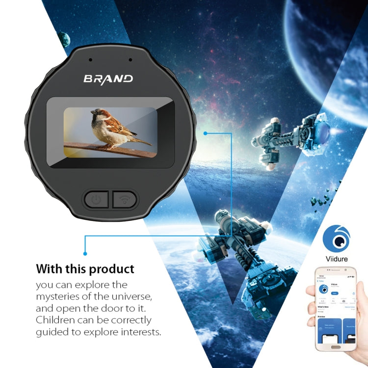 V13 1.5 inch TFT Screen WiFi HD Portable Eyepiece Camera - Black