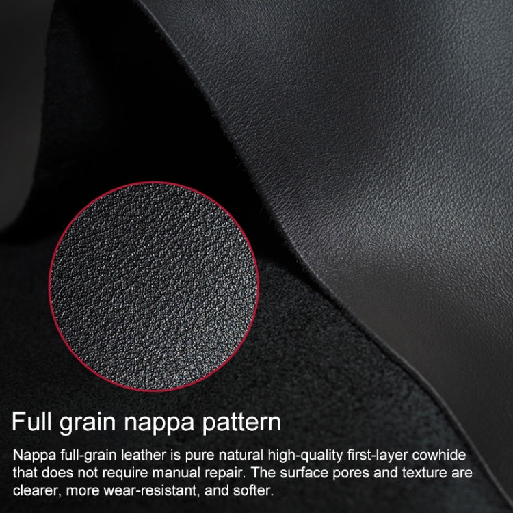 For Huawei Mate Xs / X Foldable Cowhide Leather Business Shckproof Horizontal Flip Case