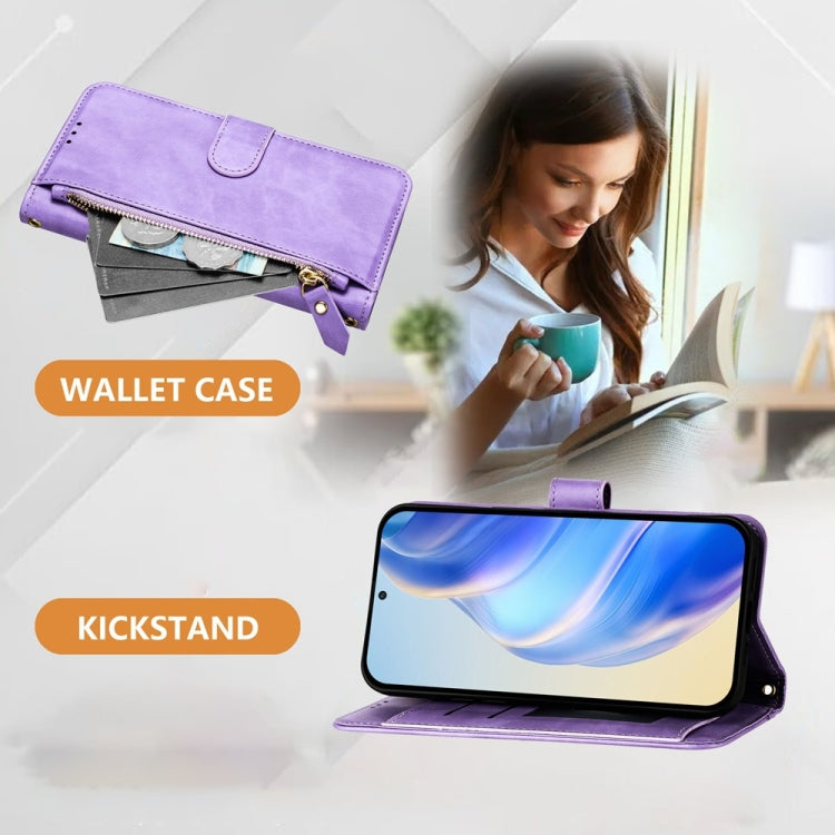 For Ulefone Note 14 Multi-Card Slots Zipper Wallet Leather Phone Case