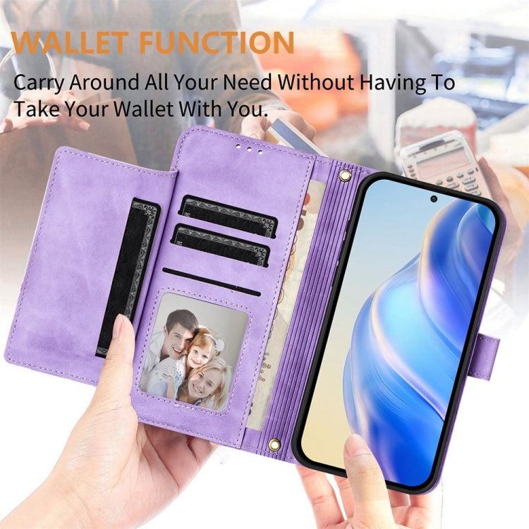 For Ulefone Note 14 Multi-Card Slots Zipper Wallet Leather Phone Case