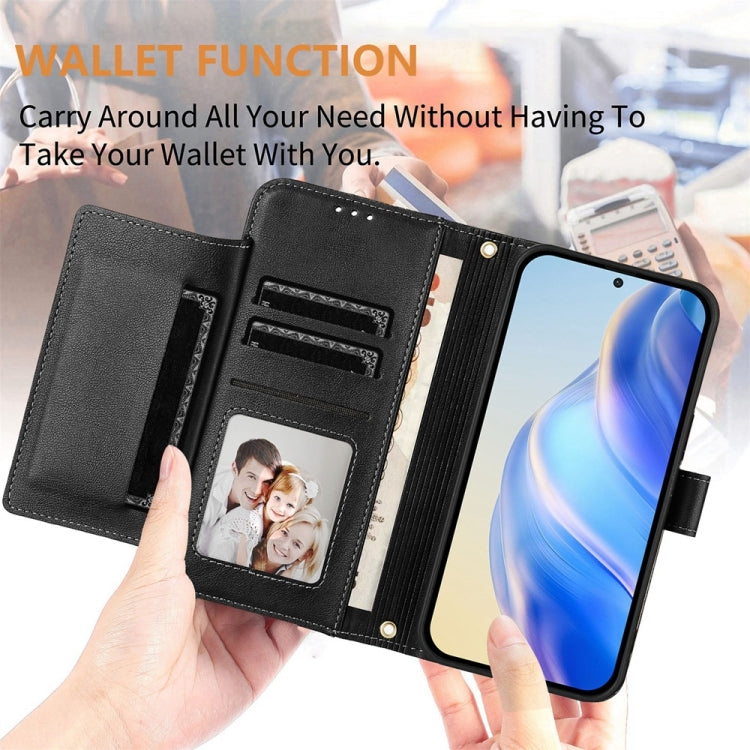 For Ulefone Note 17 Pro Multi-Card Slots Zipper Wallet Leather Phone Case