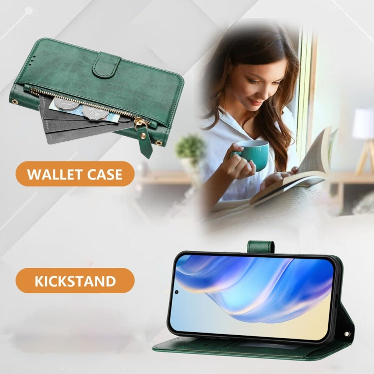For Ulefone Note 17 Pro Multi-Card Slots Zipper Wallet Leather Phone Case