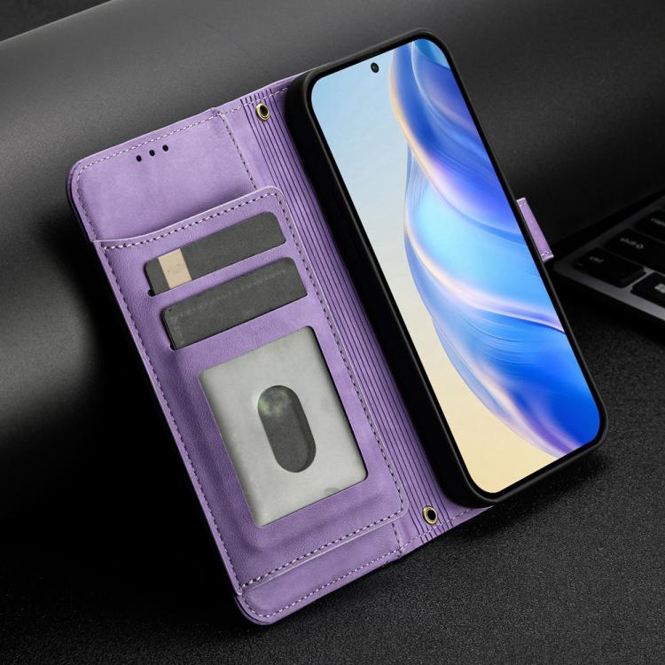 For vivo X200s Multi-Card Slots Zipper Wallet Leather Phone Case
