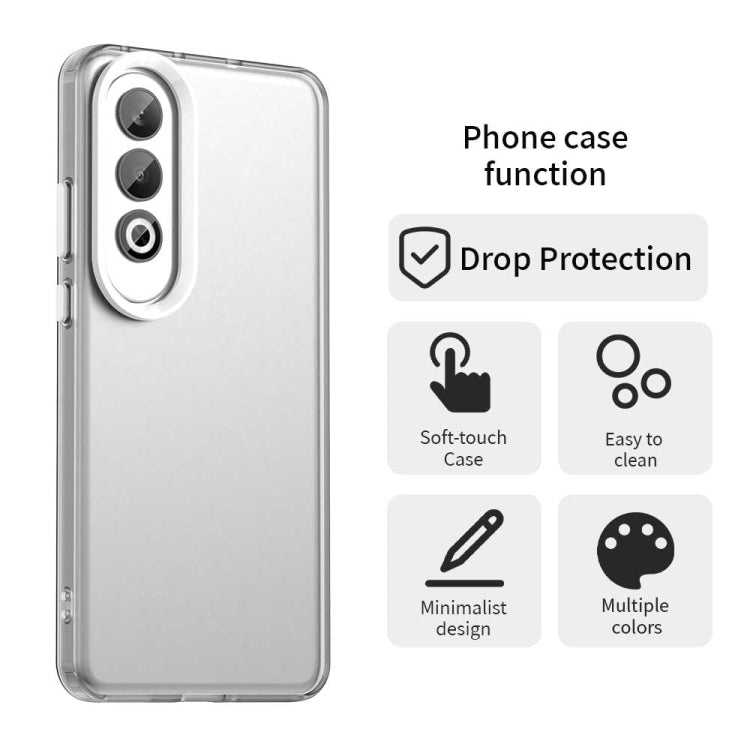 For OPPO K12 Plus Candy PC Hybrid TPU Shockproof Phone Case