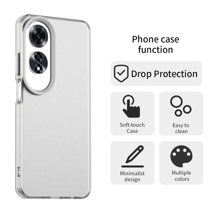 For OPPO A60 Global Candy PC Hybrid TPU Shockproof Phone Case