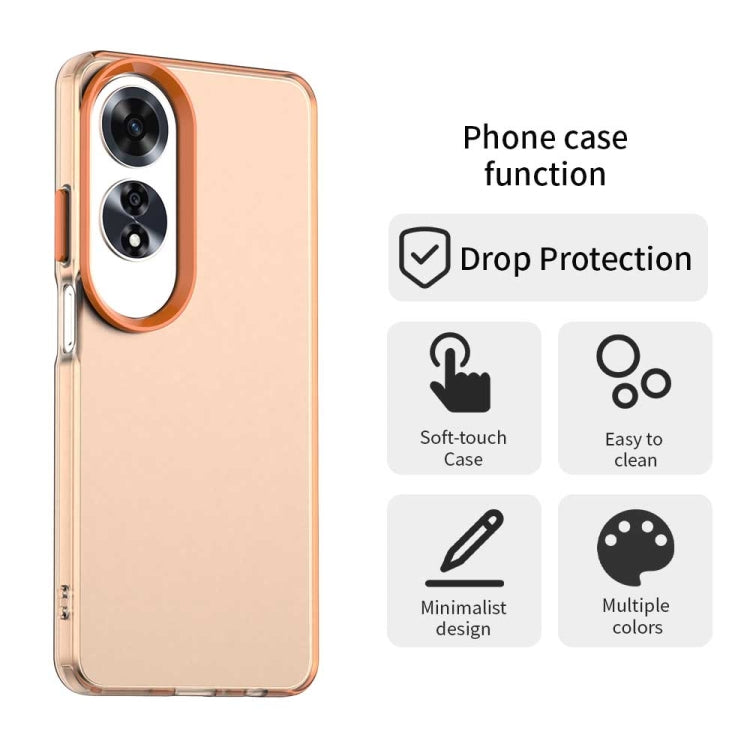For OPPO A60 Global Candy PC Hybrid TPU Shockproof Phone Case