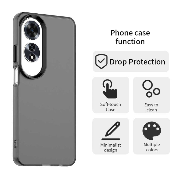 For OPPO A60 Global Candy PC Hybrid TPU Shockproof Phone Case