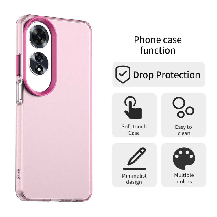 For OPPO A60 Global Candy PC Hybrid TPU Shockproof Phone Case