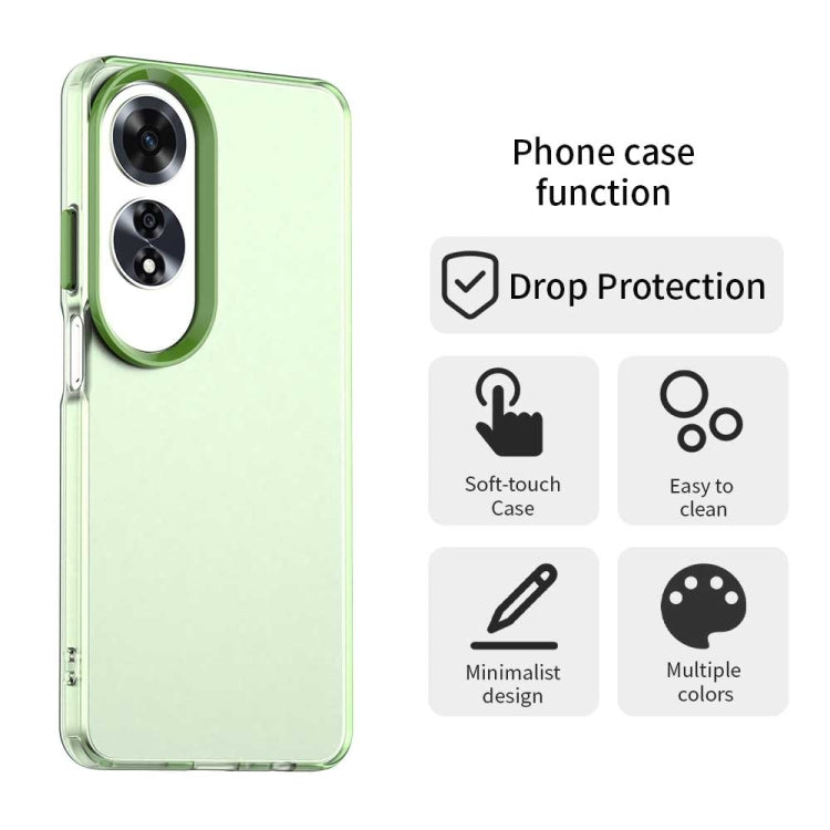 For OPPO A60 Global Candy PC Hybrid TPU Shockproof Phone Case