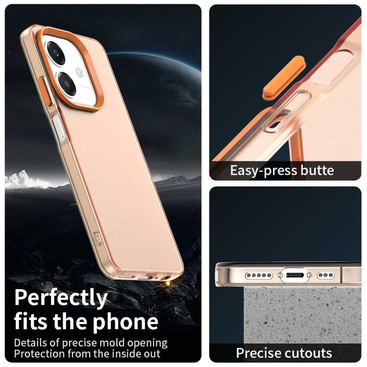 For OPPO A3i 5G Candy PC Hybrid TPU Shockproof Phone Case