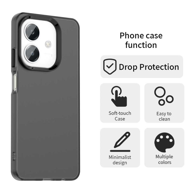 For OPPO A3x 4G Candy PC Hybrid TPU Shockproof Phone Case