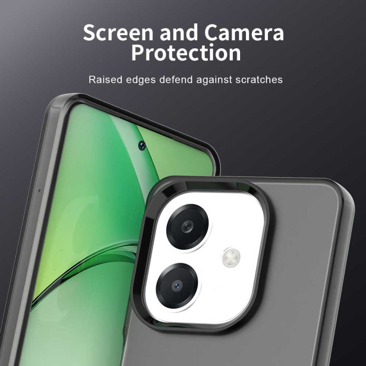 For OPPO A3x 4G Candy PC Hybrid TPU Shockproof Phone Case