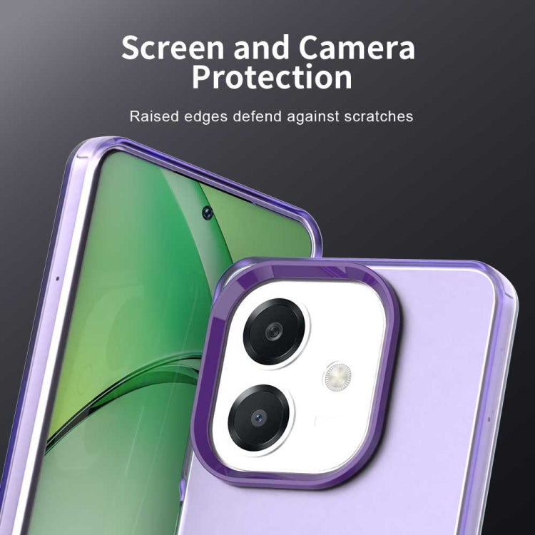For OPPO A20 Candy PC Hybrid TPU Shockproof Phone Case