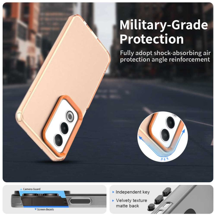 For OPPO A80 5G Candy PC Hybrid TPU Shockproof Phone Case