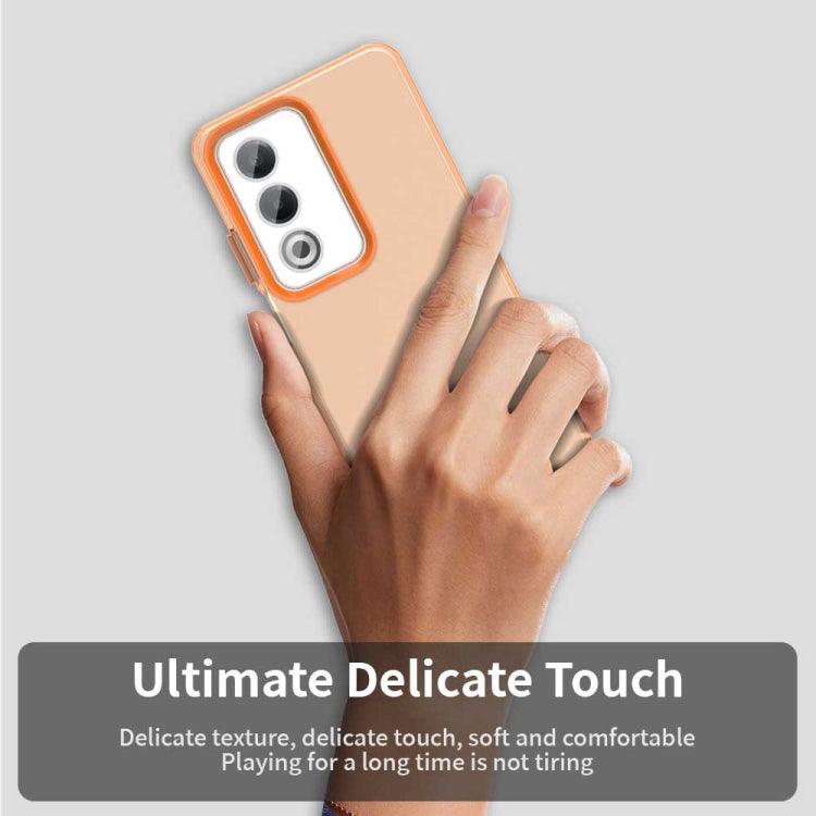 For OPPO A80 5G Candy PC Hybrid TPU Shockproof Phone Case