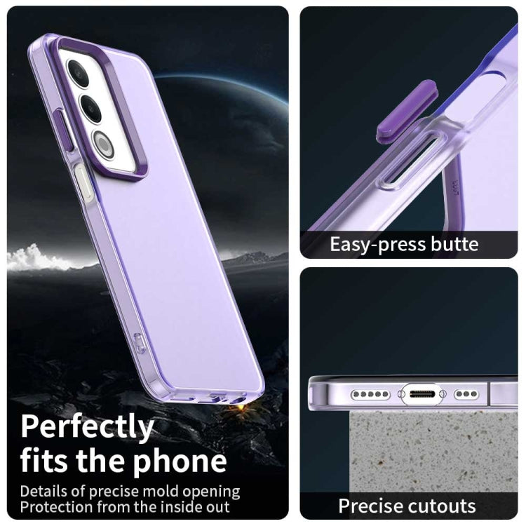 For OPPO A80 5G Candy PC Hybrid TPU Shockproof Phone Case