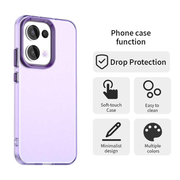 For OPPO Reno13 5G Global Candy PC Hybrid TPU Shockproof Phone Case