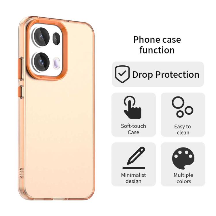 For OPPO Reno13 Pro 5G Global Candy PC Hybrid TPU Shockproof Phone Case