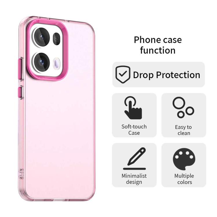 For OPPO Reno13 Pro 5G Global Candy PC Hybrid TPU Shockproof Phone Case