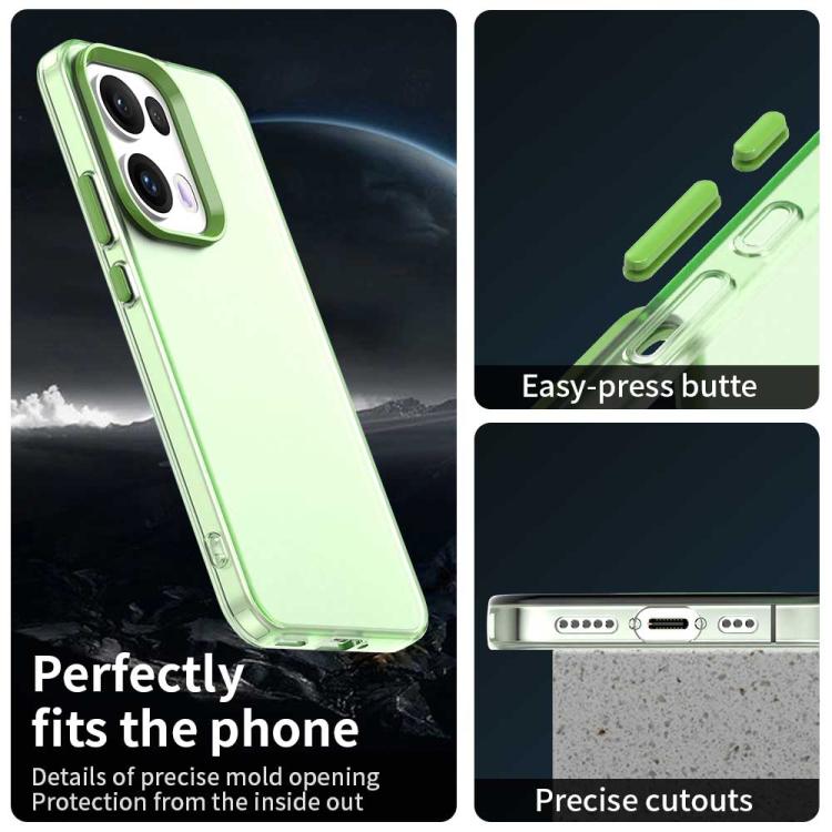 For OPPO Reno13 Pro 5G Global Candy PC Hybrid TPU Shockproof Phone Case