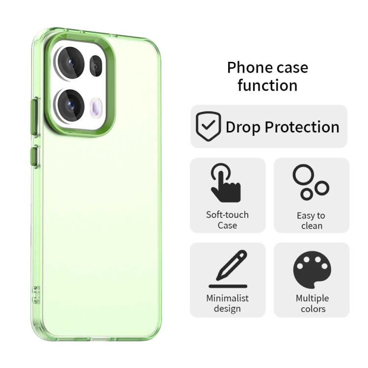 For OPPO Reno13 Pro 5G Global Candy PC Hybrid TPU Shockproof Phone Case