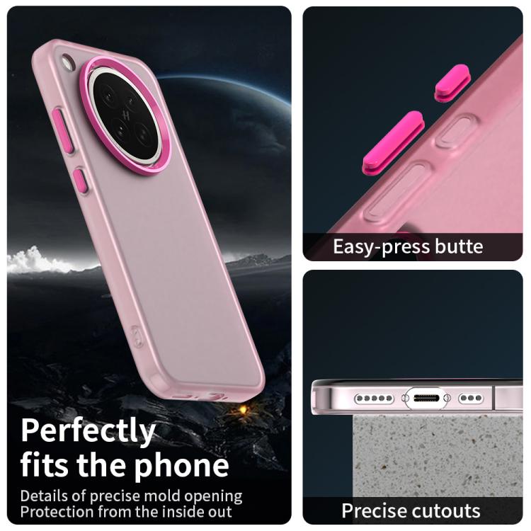 For OPPO Find X8s Candy PC Hybrid TPU Shockproof Phone Case