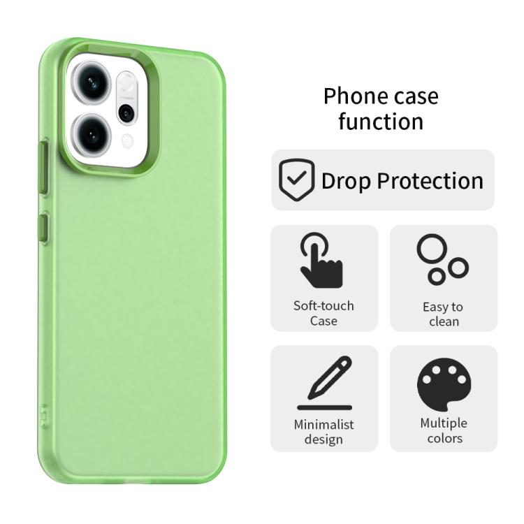 For OPPO Reno14 5G Global Candy PC Hybrid TPU Shockproof Phone Case