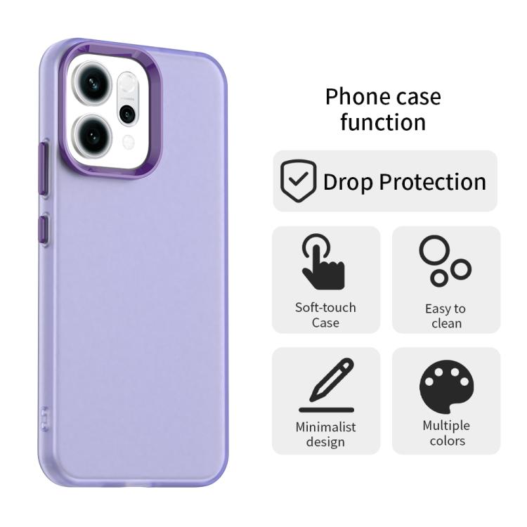 For OPPO Reno14 5G Global Candy PC Hybrid TPU Shockproof Phone Case