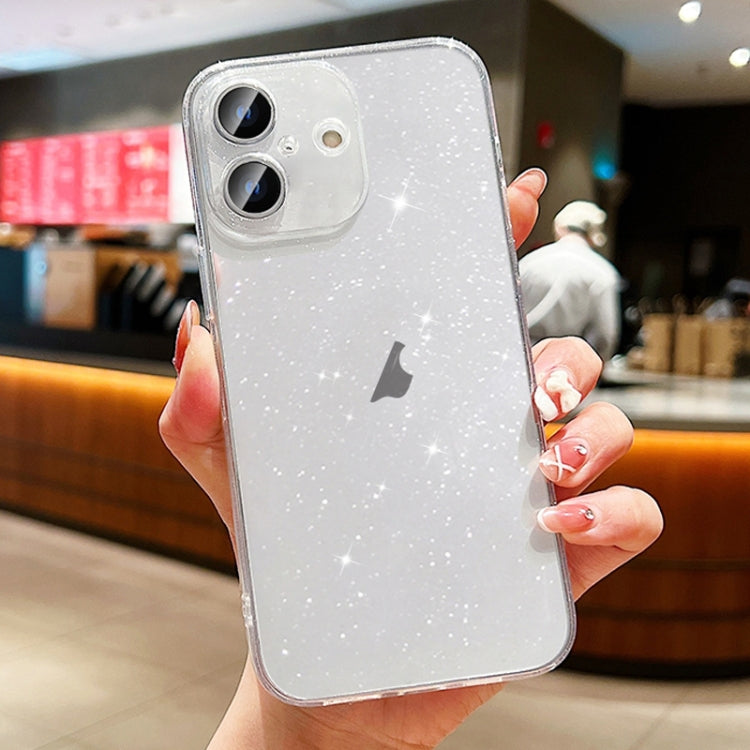 For iPhone 16 Plus Glitter Powder TPU Phone Case