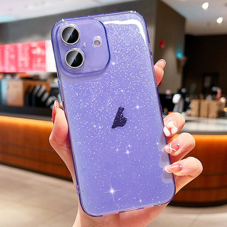 For iPhone 16 Glitter Powder TPU Phone Case