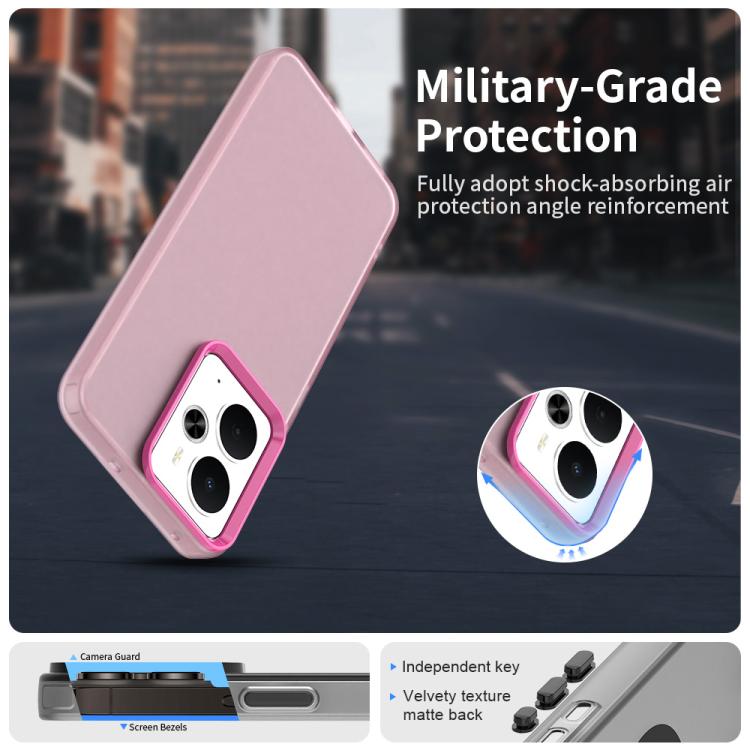 For Realme 14 5G Candy PC Hybrid TPU Shockproof Phone Case