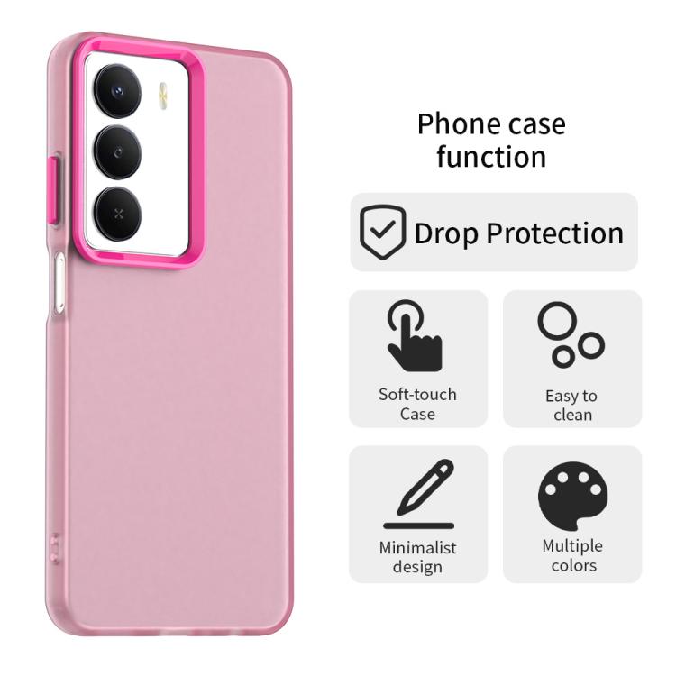 For Realme 14x Candy PC Hybrid TPU Shockproof Phone Case