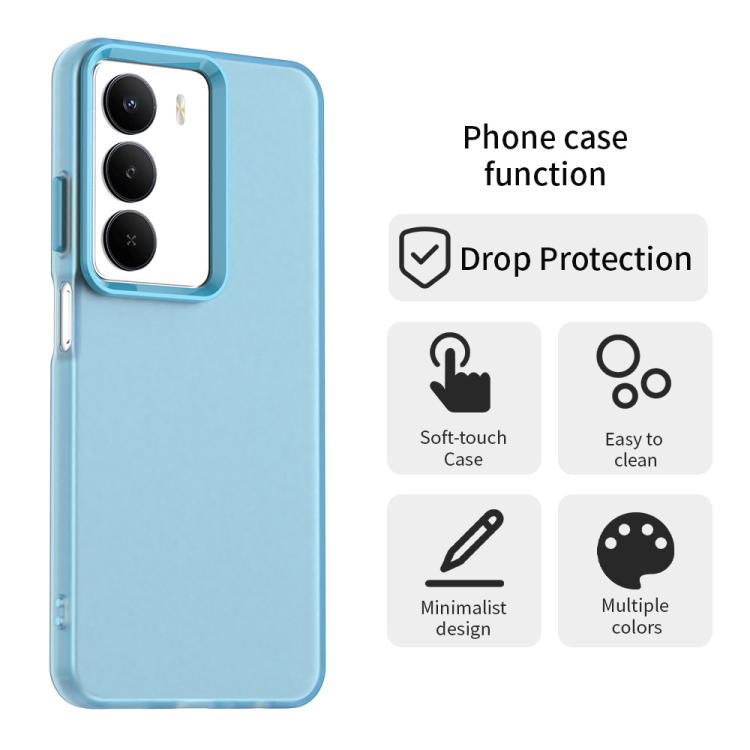 For Realme 14x Candy PC Hybrid TPU Shockproof Phone Case