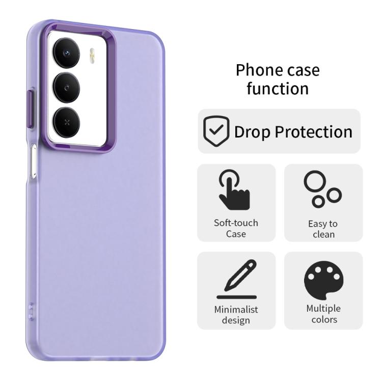 For Realme 14x Candy PC Hybrid TPU Shockproof Phone Case