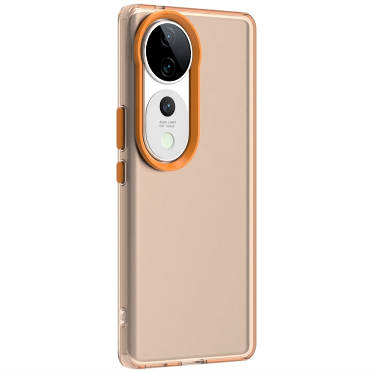For vivo V40 5G Candy PC Hybrid TPU Shockproof Phone Case