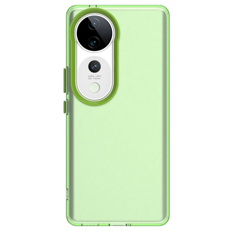 For vivo V40 5G Candy PC Hybrid TPU Shockproof Phone Case